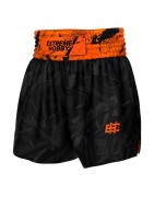 Extreme Hobby Spodenki Muay Thai Neo Orange - sklep MMAniak.pl