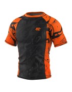 Extreme Hobby Rashguard Krótki Rękaw Neo Orange - sklep MMAniak.pl