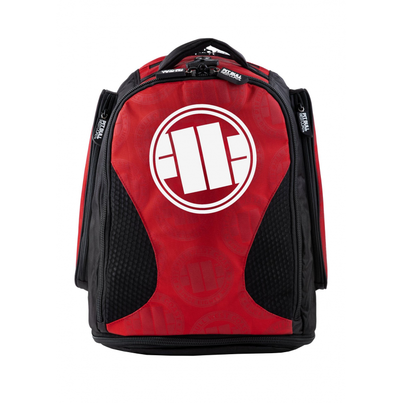 Pit Bull Plecak Średni Logo Czerwony