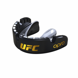 Opro Ochraniacz na Zęby UFC Gold GEN2 Braces Czarny/Srebrny (do aparatów)