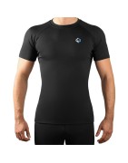 Ground Game Rashguard Essential Krótki Rękaw Czarny - sklep MMAniak.pl