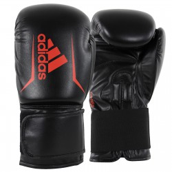 Adidas Rękawice bokserskie Speed 50 Czarne/Czerwone