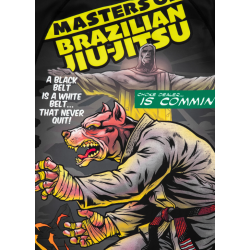 Pitbull Rashguard Masters of BJJ Hilltop Czarny - sklep mmaniak.pl
