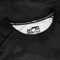 Pitbull Rashguard Net Camo 2 All Black Camo długi rękaw - sklep mmaniak.pl