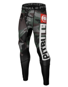 Pitbull Leginsy Cross Camo Woodland Camo - sklep mmaniak.pl