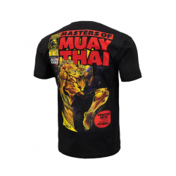 Pitbull T-shirt Master of Muay Thai Czarny