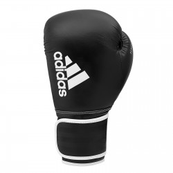 Adidas Rękawice bokserskie Hybrid 80 Czarne/Białe - sklep MMAniak.pl