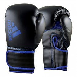 Adidas Rękawice bokserskie Hybrid 80 Czarne/Niebieskie