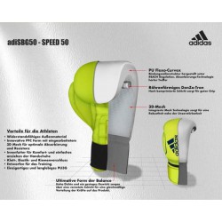Adidas Rękawice bokserskie Speed 50 Czerwone - sklep MMAniak.pl