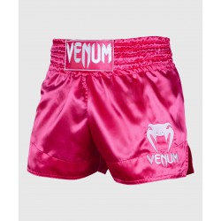 Venum Spodenki Muay Thai Classic Różowo/Białe - sklep MMAniak.pl