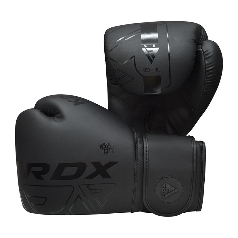 RDX Rękawice Bokserskie F6 Czarno/Czarne