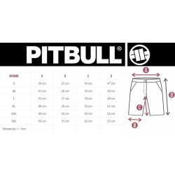 Pitbull spodenki dresowe Terry Small Logo Czarne - sklep MMAniak.pl