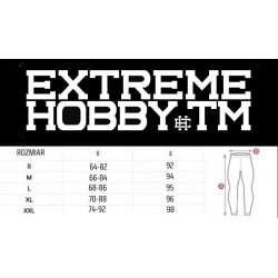 Extreme Hobby Leginsy Trace Czerwone - sklep MMAniak.pl