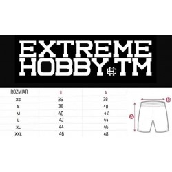 Extreme Hobby Spodenki Muay Thai HAVOC Czarne - sklep MMAniak.pl