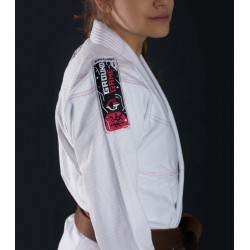 Ground Game Kimono/Gi BJJ Damskie Sakura Białe - sklep MMAniak.pl