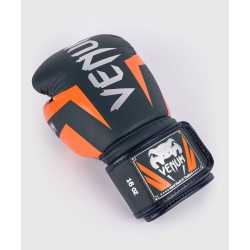 Venum Rękawice bokserskie Elite Navy/Silver/Orange - sklep MManiak.pl