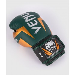 Venum Rękawice bokserskie Elite Green/Bronze/Silve – sklep MMAniak.pl