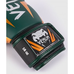 Venum Rękawice bokserskie Elite Green/Bronze/Silve – sklep MMAniak.pl