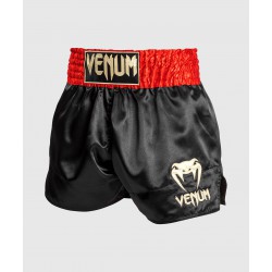 Venum Spodenki Muay Thai Red/Black/Gold – sklep MMAniak.pl