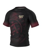 Extreme Hobby Rashguard krótki rękaw BADGE CZARNY - sklep MMAniak.pl