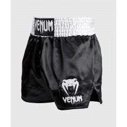 Venum Spodenki Muay Thai Black/White – sklep MMAniak.pl