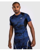 Venum Rashguard Electron 3.0 krótki rękaw Niebieski - sklep MManiak.pl