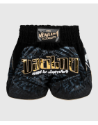 Venum Attack Spodenki do Muay Thai Czarno-Szare - MMAniak.pl