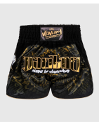 Venum Attack Spodenki do Muay Thai Czarno-Złote