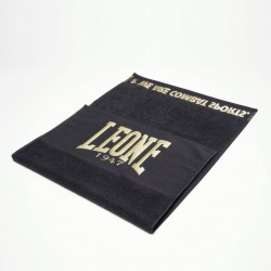 Ręcznik treningowy Leone DNA 88x52 cm czarno-złoty - MMAniak.pl