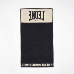 Ręcznik treningowy Leone DNA 88x52 cm czarno-złoty - MMAniak.pl