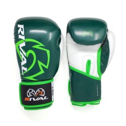 Zielono-białe rękawice bokserskie przyrządowe Rival RB7 | MMAniak.pl