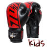 StormCloud Rękawice bokserskie dla dzieci Bolt 2.0 czarno-czerwone 6oz