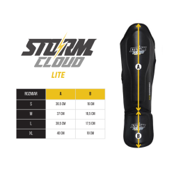 StormCloud Ochraniacze Piszczeli Lite Czarne - sklep MMAniak.pl