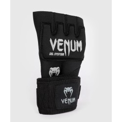 Czarne bandaże żelowe Venum Gel Kontact Hand Wraps | sklep MMAniak.pl