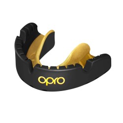 Opro Ochraniacz Na Zęby Gold Braces + Strap czarny