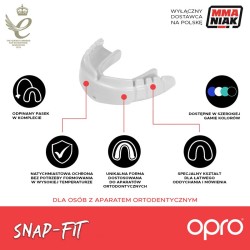 Miętowy Ochraniacz na Zęby Opro Snap Fit Do Aparatów | MMAniak