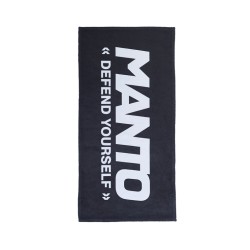 Czarno-biały ręcznik treningowy MANTO DEFEND | sklep MMAniak.pl
