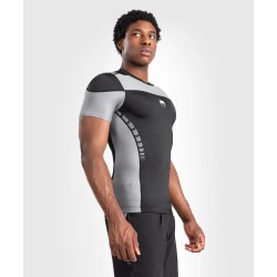 Czarno-Szary Rashguard Z Krótkim Rękawem Venum Tempest | MMAniak.pl