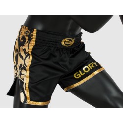 Czarno-Złote Spodenki Muay Thai Fairtex BSG1 Glory | sklep MMAniak.pl