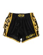 Czarno-Złote Spodenki Muay Thai Fairtex BSG1 Glory | sklep MMAniak.pl