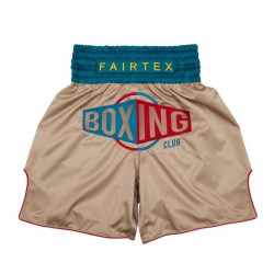 Beżowe Spodenki Bokserskie Fairtex BT2010 Vintage | sklep MMAniak.pl