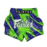 Fairtex Spodenki Muay Thai BS1928 Niebieskie/Zielone