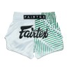 Fairtex Spodenki Muay Thai Racer BS1923 Białe/Zielone