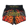 Fairtex Spodenki Muay Thai Volcano BS1921 Czarne/Czerwone