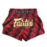 Fairtex Spodenki Muay Thai Sześciany BS1919 Czerwone/Czarne