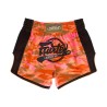 Fairtex Spodenki Muay Thai Camo BS1711 Pomarańczowe/Czarne