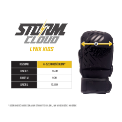 StormCloud Rękawice do MMA Lynx Bl/Pnk JL