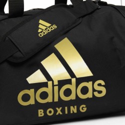 Czarno-Złota Torba Sportowa 2w1 Adidas Boxing | sklep MMAniak.pl