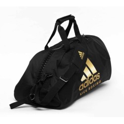 Czarno-Złota Torba Sportowa 2w1 Adidas Kickboxing | sklep MMAniak.pl