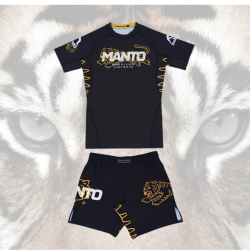 MANTO Zestaw Spodenki MMA + Rashguard krótki rękaw WILDCAT | sklep MMAniak.pl